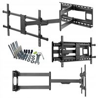 Solidny UCHWYT do TELEWIZORA 43-80" ULTRA DŁUGI WYSIĘGNIK 101cm do 60kg