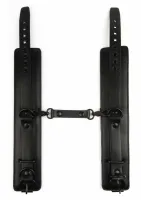 avanza vantage 8 precision ankle cuffs czarne skorzane kajdanki na