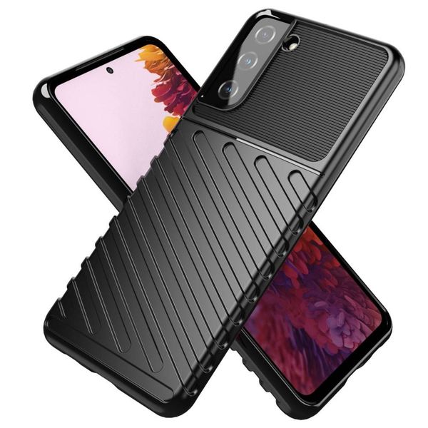 Etui Samsung Galaxy S21+ Plus Pancerne Thunder Czarne zdjęcie 2