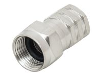 Wtyk SAT F RG6 zaciskane z uszczelką Cu F-M06