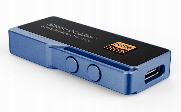 iBasso DC03 Pro - 2x CS43131 - DSD256 - USB Type-C + Lightning - Blue zdjęcie 3