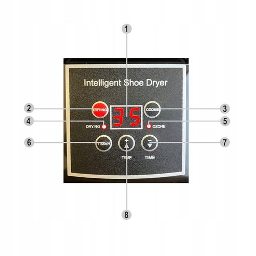 Suszarka do butów Z OZONEM funkcja STERYLIZACJI DUŻA MOCNA WYDAJNA timer na Arena.pl