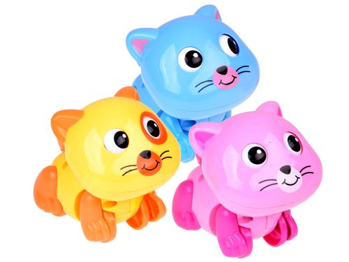 DLA DZIECI NAKRĘCANY KOLOROWY KOTEK 1SZT na Arena.pl