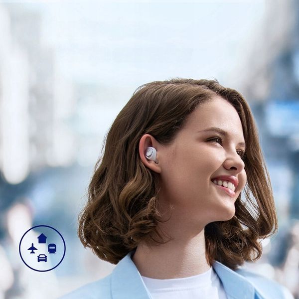 Słuchawki bezprzewodowe Soundcore Space A40 Białe zdjęcie 15