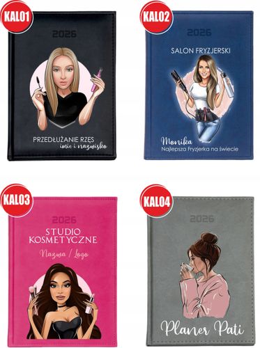 STYLOWY PREZENT DLA KOLEŻANKI personalizowany kalendarz A4 2026 KSIĄŻKOWY na Arena.pl