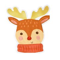 Serwetki papierowe świąteczne Renifer, 10 szt.