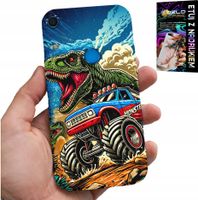 ETUI DO HUAWEI Y6S -DINOZAUR W MONSTERTRUCKU WZORY DLA DZIECI