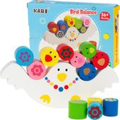 GRA ZRĘCZNOŚCIOWA DREWNIANA BALANSUJĄCA KURKA