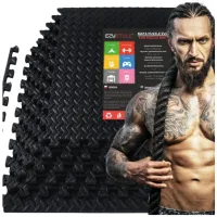 MATA PUZZLE PODŁOGA POD SPRZĘT NA SIŁOWNIE DO ĆWICZEŃ GUMOWA GRUBA 6 SZT.