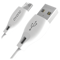 dudao przewód kabel micro usb 2.4a 2m biały (l4m 2m white)