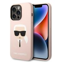 Karl Lagerfeld KLHMP14LSLKHLP iPhone 14 Pro 6,1" hardcase jasnoróżowy
