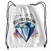 Plecak Dla Kuzynki Sportowy Szkolny Worek Torba Z Nadrukiem Ze Zdjęciem