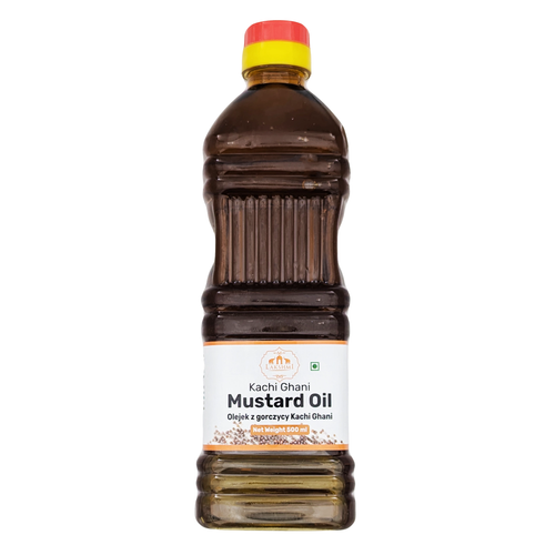 Olej musztardowy Kachi Ghandi Mustard Oil Lakshmi 500ml na Arena.pl