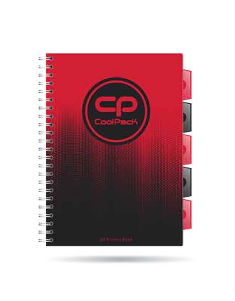 KOŁOZESZYT A4 200 STRON GRADIENT CRANBERRY COOLPACK zdjęcie 1