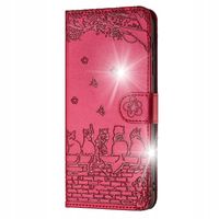 Etui z klapką niktrade do Xiaomi Redmi Note 13 Pro+ czerwony