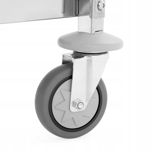 Wózek kelnerski mobilny 225 kg 3 półki maty wygłuszające stalowy TECHNICA na Arena.pl