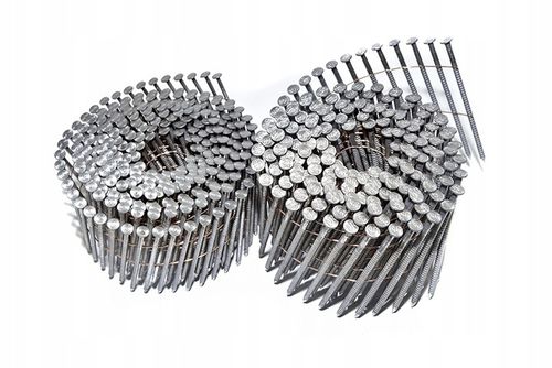 Gwoździe do gwoździarki BĘBNOWE 2,5x70mm 3600szt Łączone drutem na Arena.pl