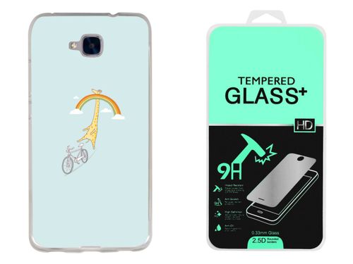 HUAWEI HONOR 7 LITE | Etui smartfon CASE + Szkło na Arena.pl