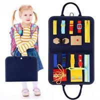 organizer z filcu mata edukacyjna teczka zamykana dla dzieci orm05