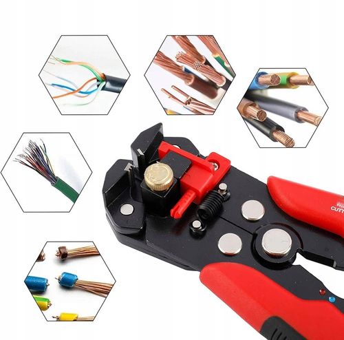 ŚCIĄGACZ IZOLACJI KABLI PRZEWODÓW ZACISKARKA AUTO na Arena.pl