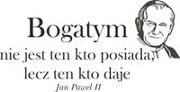 Naklejki na ścianę NAPISY CYTATY Papież Jan Paweł 2