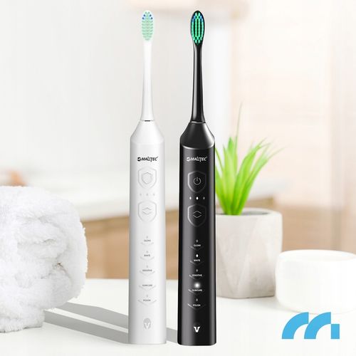 2x SZCZOTECZKA SONICZNA ELEKTRYCZNA DO ZĘBÓW ZESTAW 6 KOŃCÓWEK na Arena.pl