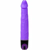 baile vibrator wielobiegowy 21,5 cm fioletowy tpr teksturowany