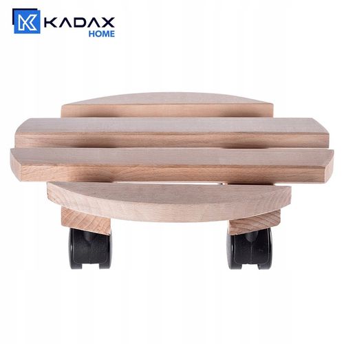 PODSTAWKA POD DONICZKĘ DONICĘ NA KÓŁKACH DREWNIANA OKRĄGŁA PODEST 30 na Arena.pl