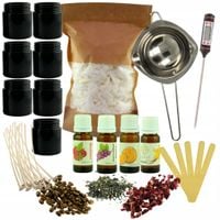 Zestaw do robienia swiec DIY wosk sojowy