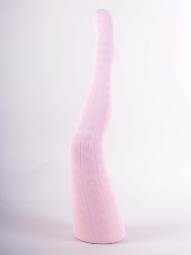 Rajstopy dziecięce mikrofibra serca pudrowo różowe 40 DEN 140-146 na Arena.pl