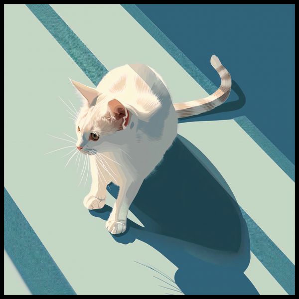 Plakat 70x70cm Kocia Persona zdjęcie 2