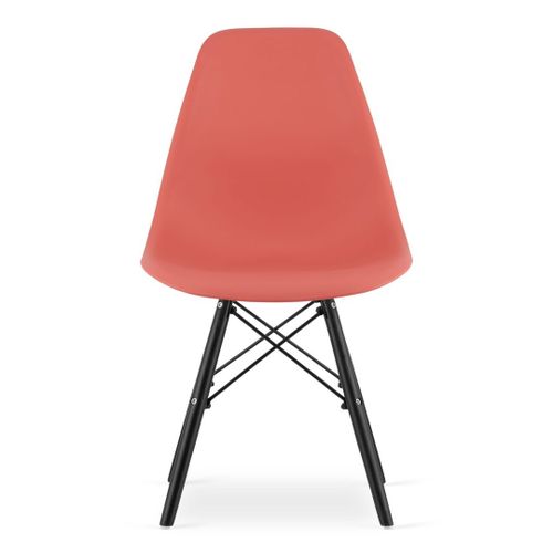 Krzesło OSAKA cynober / nogi czarne x 2 na Arena.pl