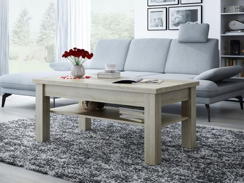 ŁAWA ŁAWOSTÓŁ STOLIK ROZKŁADANA Z PÓŁKA WENGE na Arena.pl