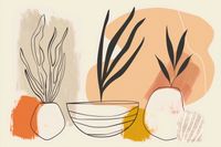 Plakat 45x30cm Szkice Botaniczne