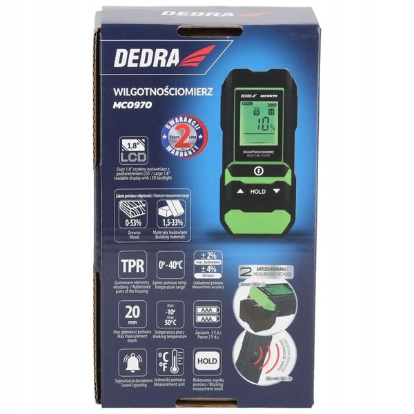 WILGOTNOŚCIOMIERZ MC0970 DEDRA zdjęcie 5