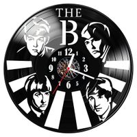 Zegar ścienny z płyty winylowej The Beatles 1462.14