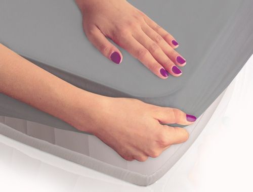 Ochronne prześcieradło z gumką SMARTCEL/160x200/szary 21 na Arena.pl