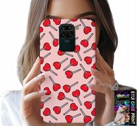 ETUI DO XIAOMI NOTE 9 - KOBIECE, MODNE WZORY LIZAKI W SERCA CASE