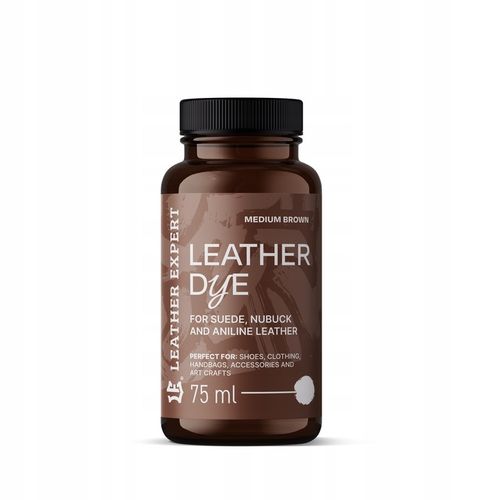 Leather Expert Farba Zamsz Nubuk Skóra Anilinowa 75ml Medium Brown na Arena.pl