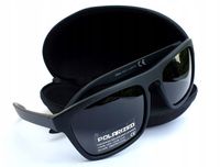 OKULARY PRZECIWSŁONECZNE CZARNE POLARIZED MATOWE