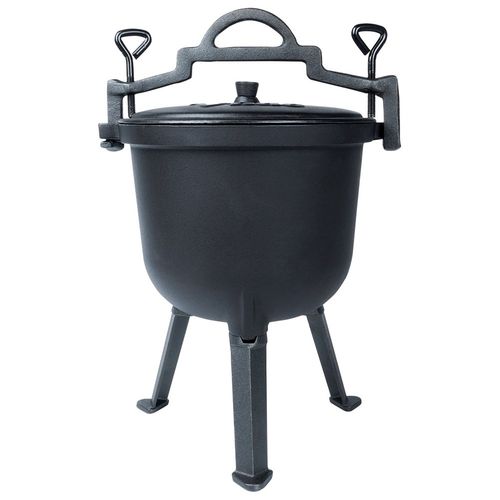 Kociołek Żeliwny Emaliowany Garnek Myśliwski Węgierski Pieczonki Ognisko 8L na Arena.pl