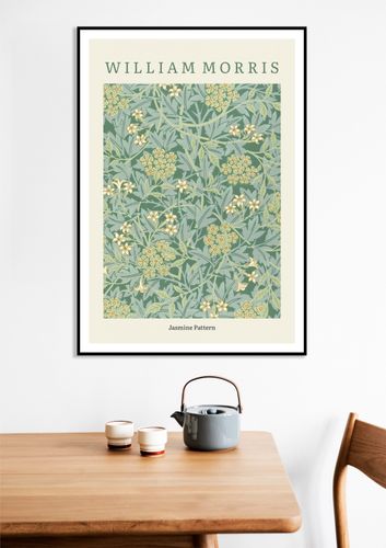 Plakat 13x18cm Design Jasmine Pattern 2, Morris Vintage do Salonu na Arena.pl