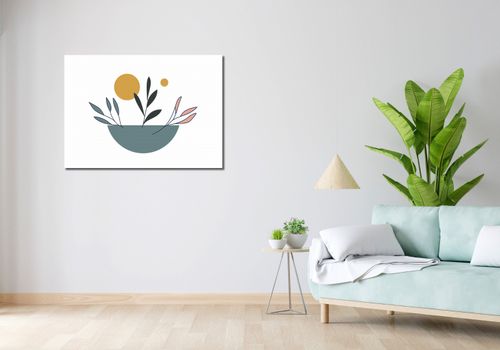 Obraz 100x70cm Miska Roślinności na Arena.pl