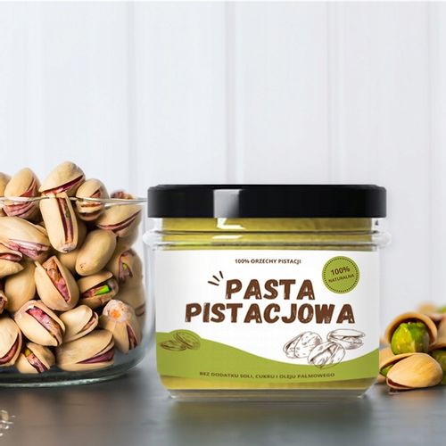 PASTA PISTACJOWA Krem z pistacji Vitafarm 100% naturalna 200g na Arena.pl