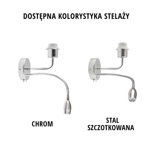 Nowoczesny kinkiet do salonu KENT z dodatkowym panelem LED na Arena.pl