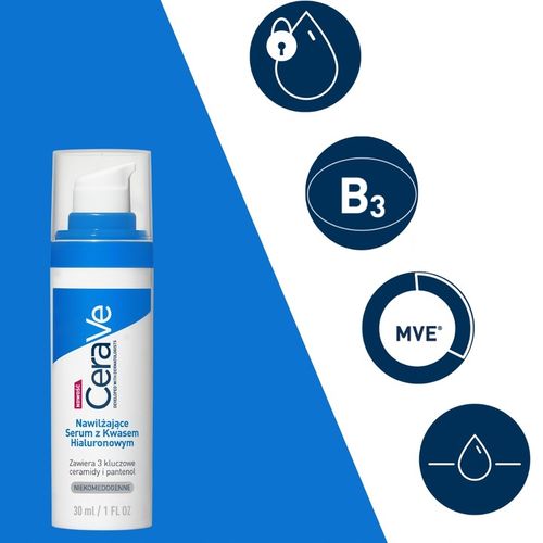 CeraVe Nawilżające Serum do Twarzy z Kwasem Hialuronowym 30ml + GRATIS na Arena.pl