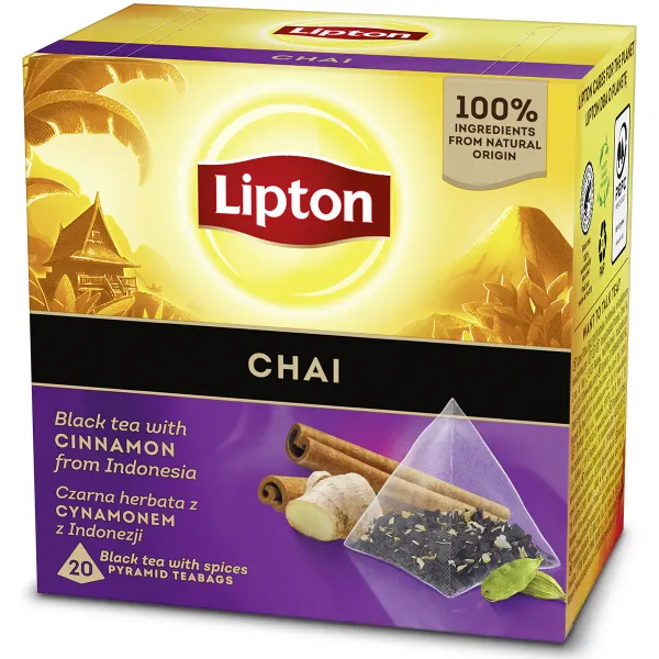 LIPTON HERBATA EXPRESOWA 20SZT CHAI 34G zdjęcie 1