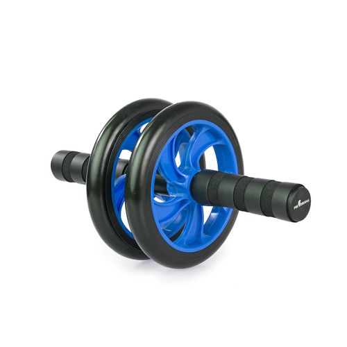 Kółko Ab Wheel Wałek Do Ćwiczeń Mięśni Brzucha Podwójne Z Matą Pretorians na Arena.pl