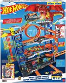 HOT WHEELS CITY ZESTAW ULTIMATE MEGA GARAŻ PARKING Atak smoka + 2 autka