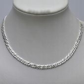 Łańcuszek srebrny ROMBO Męski 60cm Srebro 925 -50%